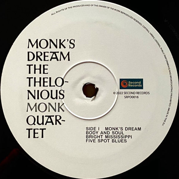 Vinyl Record Thelonious Monk - Monks Dream LP - img.3