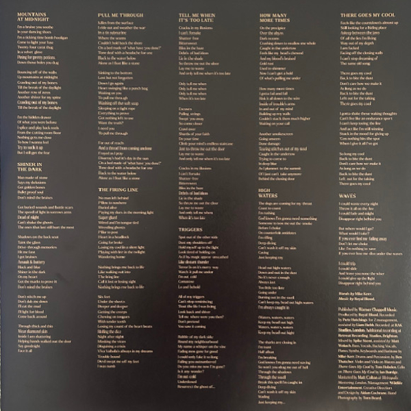 Vinyl Record Royal Blood – Back To The Water Below (Limited Edition, Clear) LP - img.5