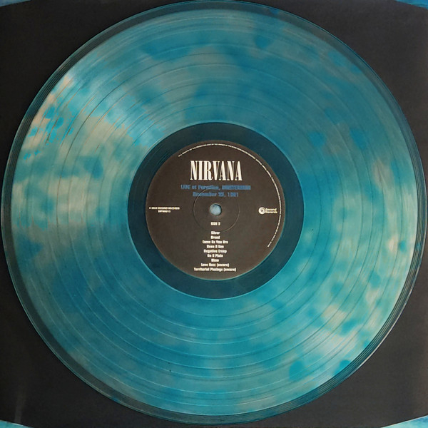 Vinyl Record Nirvana – Live At Paradiso, Amsterdam - November 25, 1991 (Turquoise Cloudy) LP - img.3