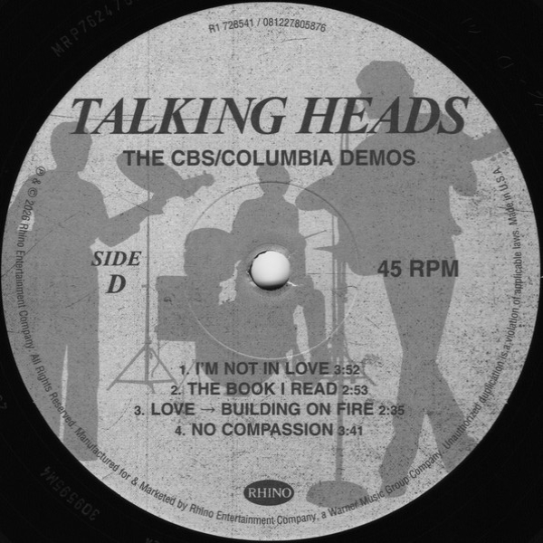 Vinyl Record Talking Heads - The CBS/Columbia Demos (RSD) (Limited) - 2LP - img.7