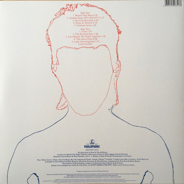 Vinyl Record David Bowie – Aladdin Sane LP - img.1