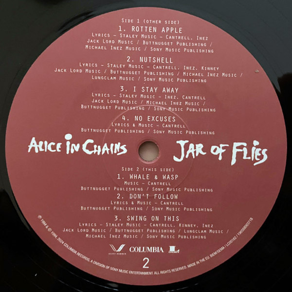 Vinyl Record Alice In Chains - Jar Of Flies (30th Anniversary) LP - img.3