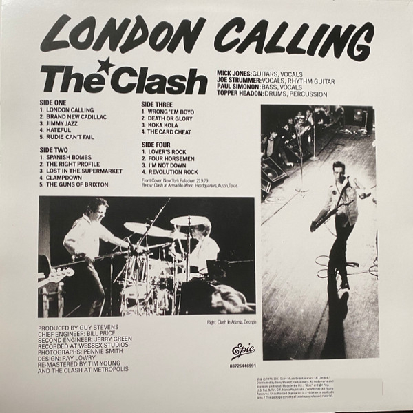 Vinyl Record The Clash - London Calling - 2LP - img.1