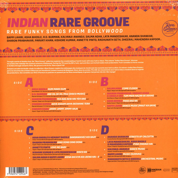 Vinyl Record Various – Indian Rare Groove - Rare Funky Songs From Bollywood 2LP - img.1