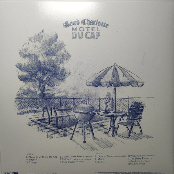 Vinyl Record Good Charlotte - Motel Du Cap (Blue Limited Edition) LP - img.4