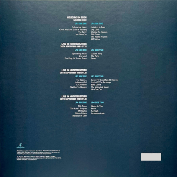 Vinyl Record Marillion – Holidays In Eden (Deluxe Edition) - 3LP - img.1