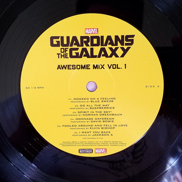Vinyl Record Various - Guardians Of The Galaxy Awesome Mix Vol. 1 - img.3