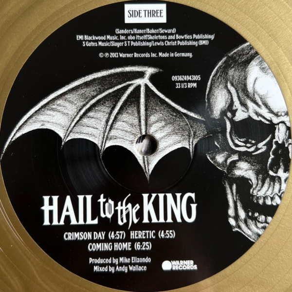 Vinyl Record Avenged Sevenfold – Hail To The King (Gold, 10th Anniversary) - 2LP - img.9