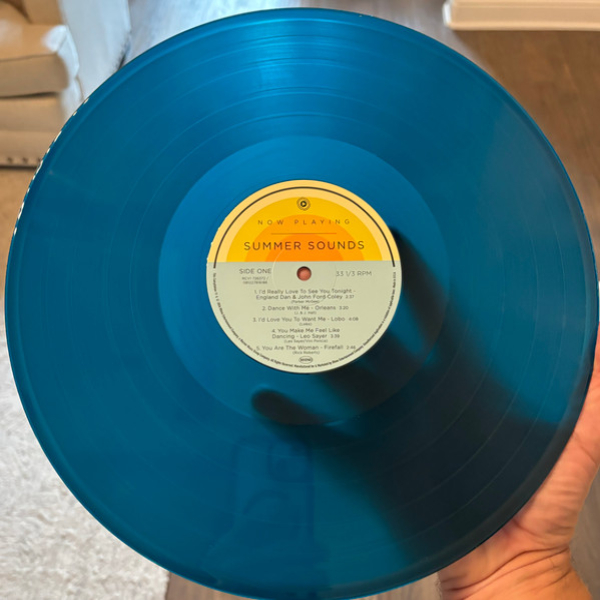 Vinyl Record Various Artists - Now Playing: Summer Sounds (Blue) LP - img.4