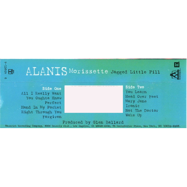 Сassette Tape Alanis Morissette - Jagged Little Pill - img.3