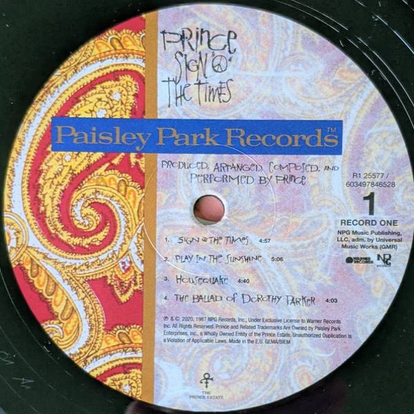 Vinyl Record Prince - Sign O' The Times - (Remastered, Limited Edition) 2LP - img.6