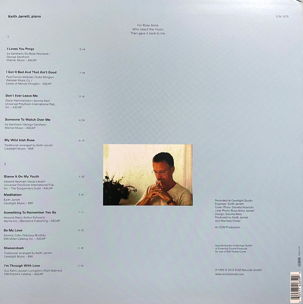 Vinyl Record Keith Jarrett - The Melody At Night, With You LP - img.1