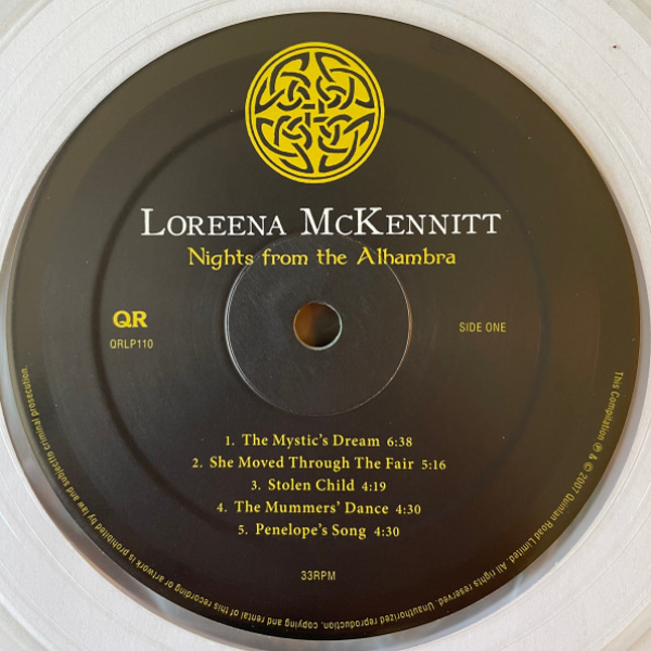 Vinyl Record Loreena McKennitt - Nights From The Alhambra - (Limited Edition, Clear) 2LP - img.5