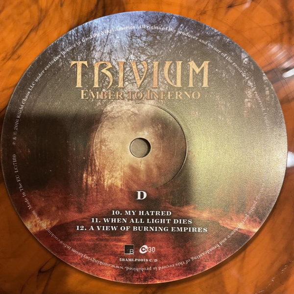 Vinyl Record Trivium - Ember To Inferno LP - img.7