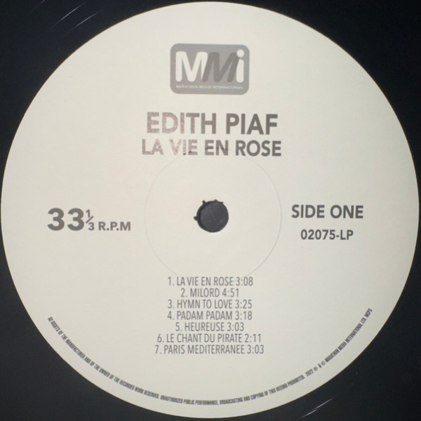Vinyl Record Edith Piaf - La Vie En Rose LP - img.2
