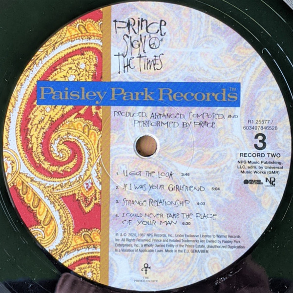 Vinyl Record Prince - Sign O' The Times - (Remastered, Limited Edition) 2LP - img.8