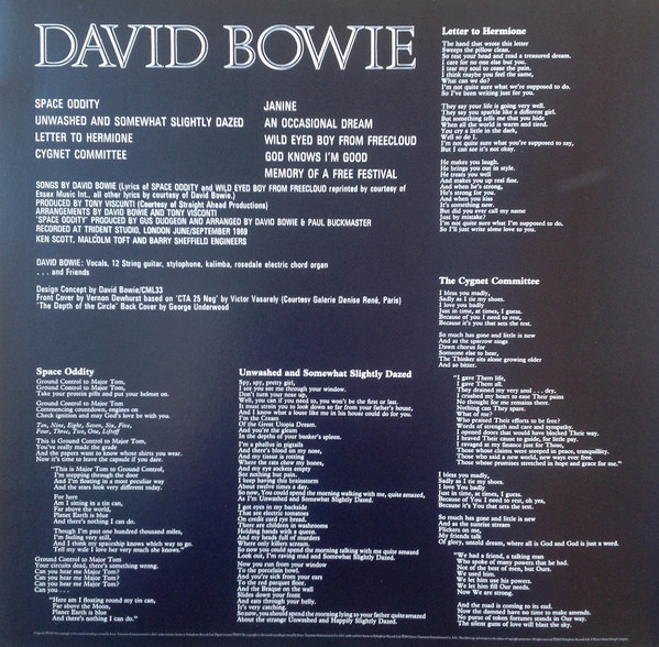 Vinyl Record David Bowie - David Bowie (aka Space Oddity) - LP - img.3