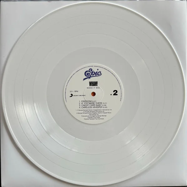 Vinyl Record Wham! – Make It Big (Coloured White) LP - img.3