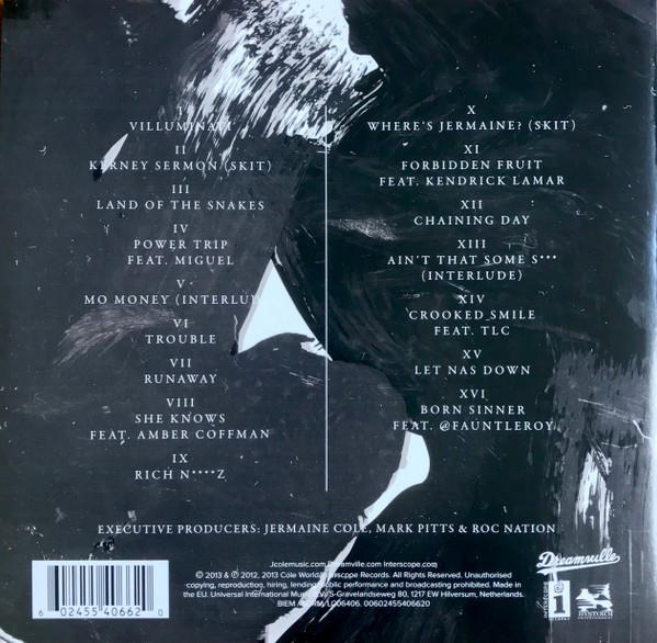 Vinyl Record J. Cole – Born Sinner - 2LP - img.1