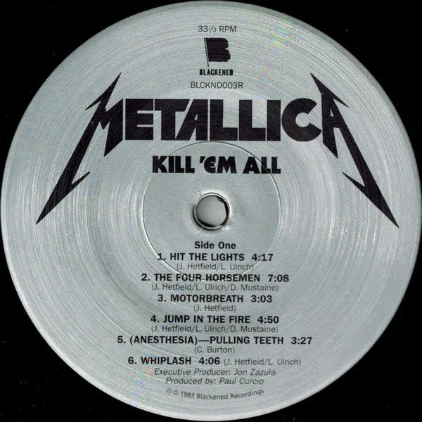 Vinyl Record Metallica – Kill 'Em All - 180G LP - img.2