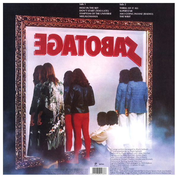 Vinyl Record BLACK SABBATH SABOTAGE LP - img.1