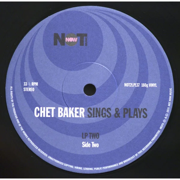 Vinyl Record Chet Baker – Sings & Plays LP - img.6