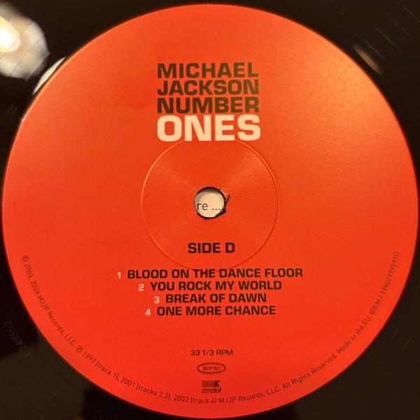 Vinyl Record Michael Jackson – Number Ones - 2LP - img.6