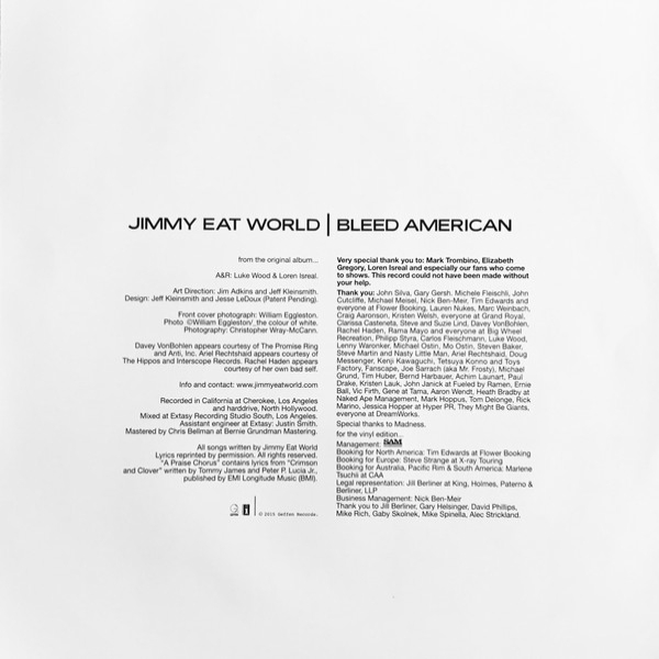Vinyl Record Jimmy Eat World - Bleed American LP - img.7