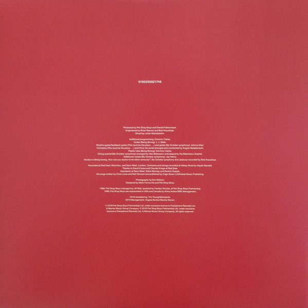 Vinyl Record Pet Shop Boys - Behaviour. - img.2