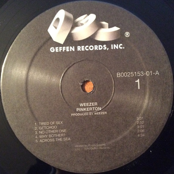 Vinyl Record Weezer - Pinkerton LP - img.2