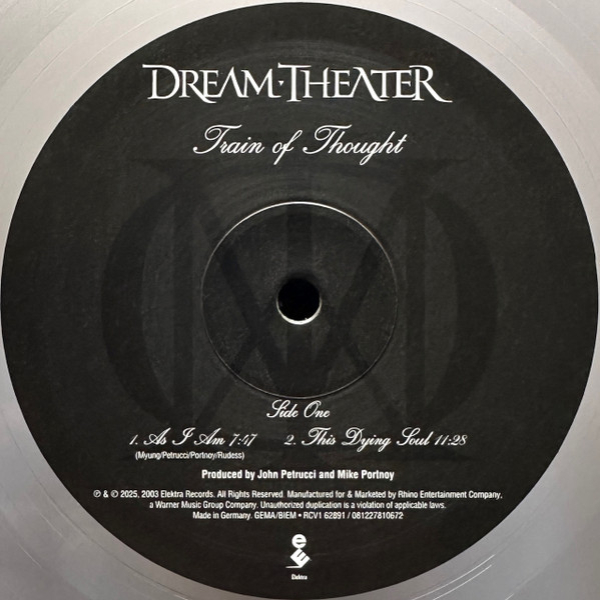 Vinyl Record Dream Theater - Train Of Thought (Clear) - 2LP - img.2