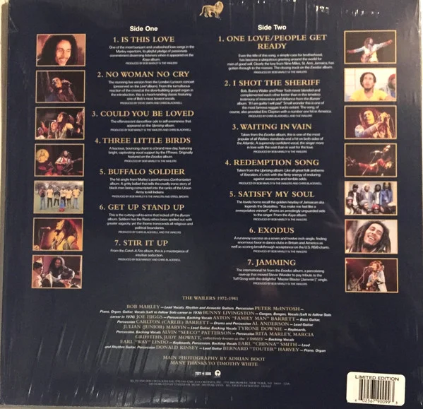 Vinyl Record Bob Marley and The Wailers - Legend (Limited Edition Gold Vinyl) LP - img.1