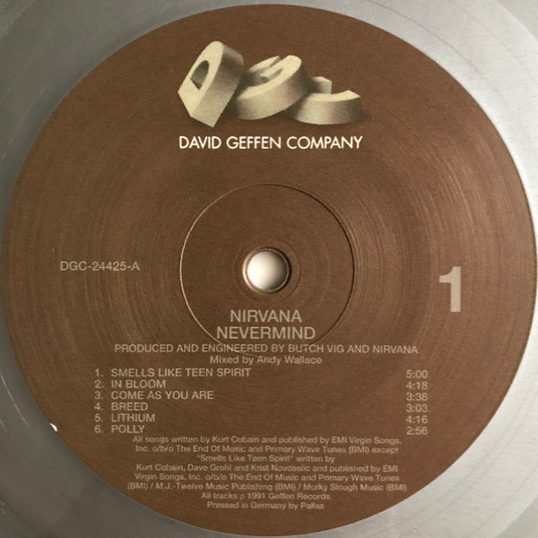 Vinyl Record Nirvana - Nevermind (Limited Edition Metallic Silver) LP - img.2