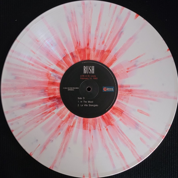 Vinyl Record Rush – Live In St. Louis 1980 (White With Red Splatter) - 2LP - img.9