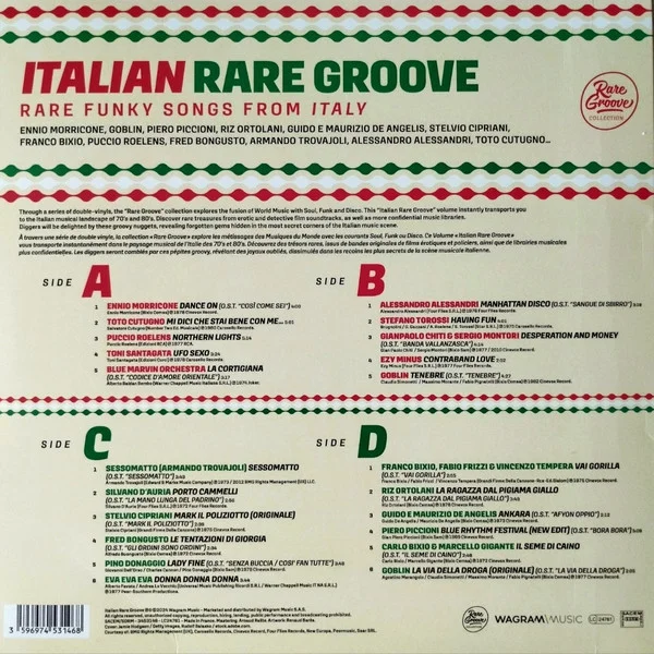 Vinyl Record Various - Italian Rare Groove (Rare Funky Songs From Italy) - 2LP - img.1