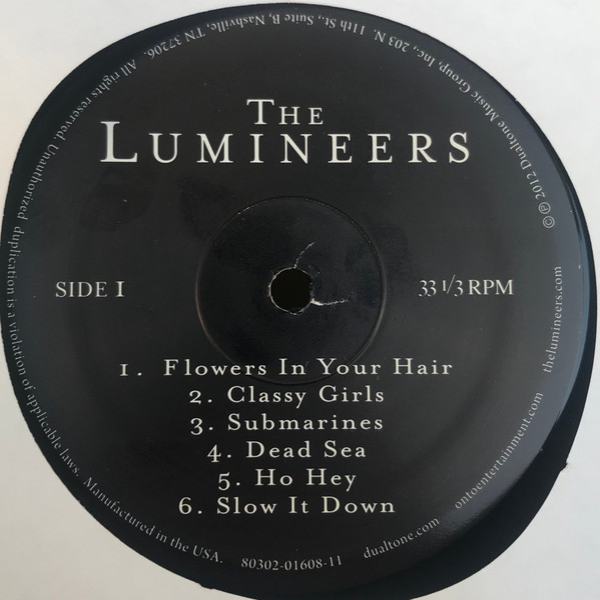 Vinyl Record The Lumineers - The Lumineers LP - img.3