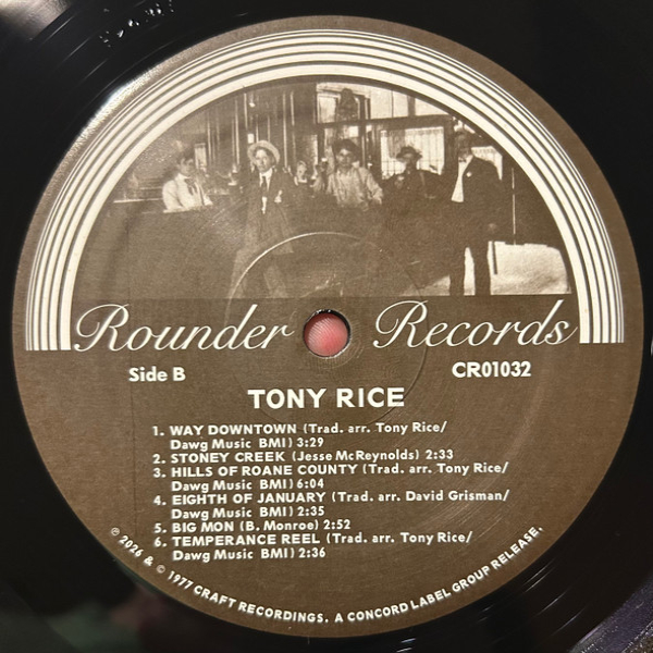 Vinyl Record Tony Rice - Tony Rice LP - img.4