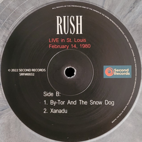Vinyl Record Rush – Live In St. Louis 1980 (Grey Marbled) - 2LP - img.8