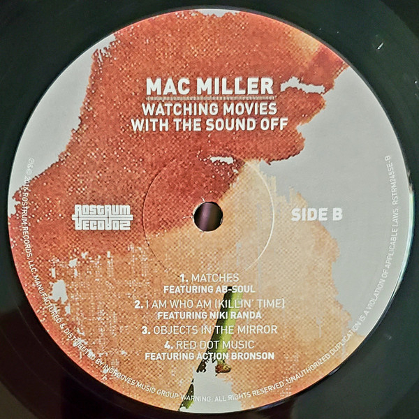 Vinyl Record Mac Miller – Watching Movies With The Sound Off - 2LP - img.4