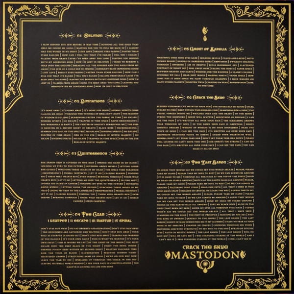 Vinyl Record Mastodon – Crack The Skye (Sky Blue, 15th Anniversary) - 2LP - img.5