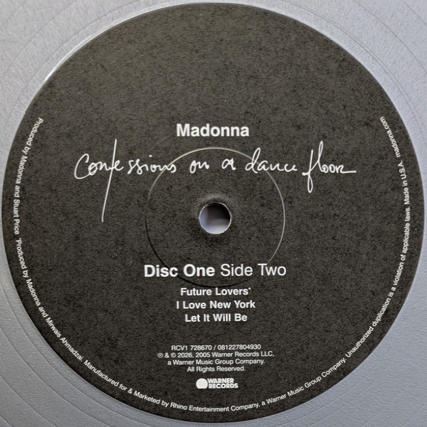 Madonna - Confessions On A Dance Floor (Silver) - 2LP - img.5