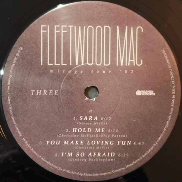 Vinyl Record Fleetwood Mac – Mirage Tour 82 (Black Limited) - 3LP - img.10