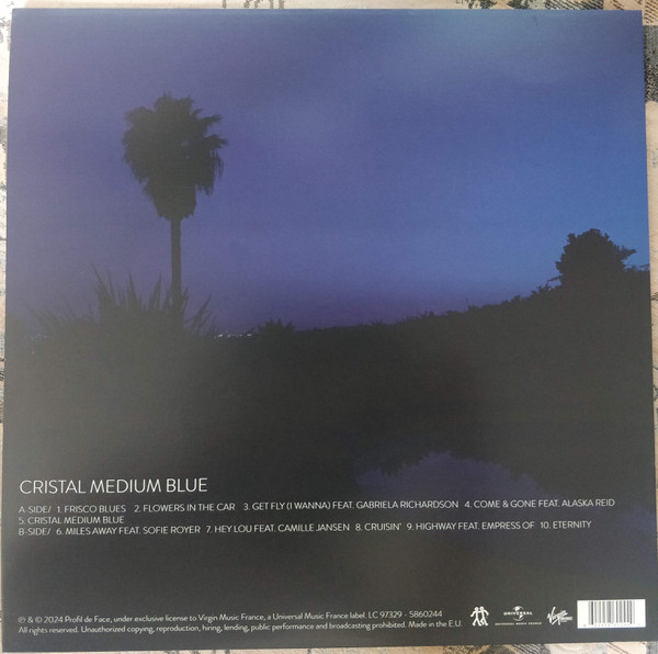 Vinyl Record Lewis OfMan – Cristal Medium Blue - LP - img.1