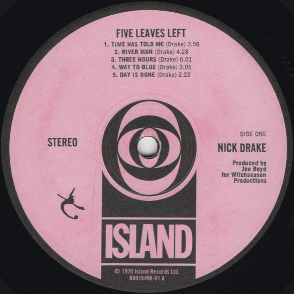 Vinyl Record Nick Drake - Five Leaves Left LP - img.3