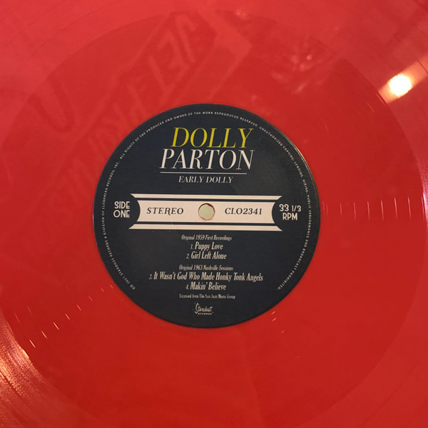 Vinyl Record Dolly Parton – Early Dolly (Coloured Pink) LP - img.2