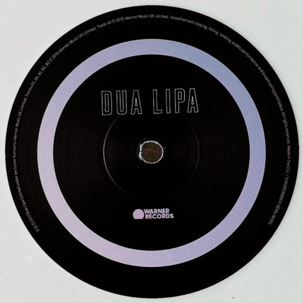 Vinyl Record Dua Lipa – Dua Lipa (White) LP - img.7