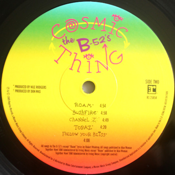 Vinyl Record The B-52S - Cosmic Thing LP - img.3