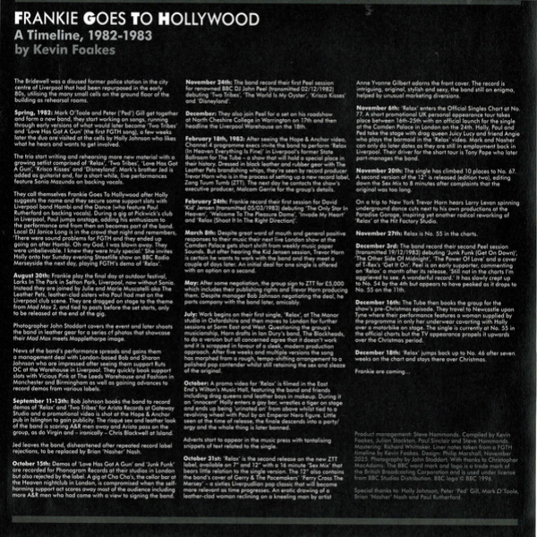 Vinyl Record Frankie Goes To Hollywood - Radio One Sessions 1982-1983 (RSD26) LP - img.5