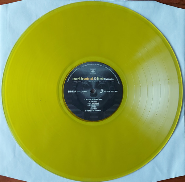 Vinyl Record Earth, Wind & Fire – Their Ultimate Collection (Coloured Yellow) LP - img.2