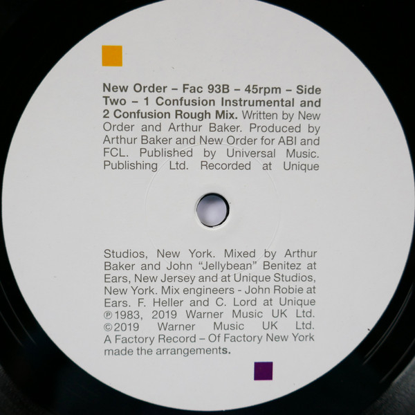 Vinyl Record New Order - Confusion (Black) LP - img.4